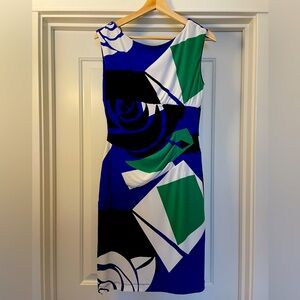 Donna Morgan Stretchy Boatneck Work or Cocktail Dress